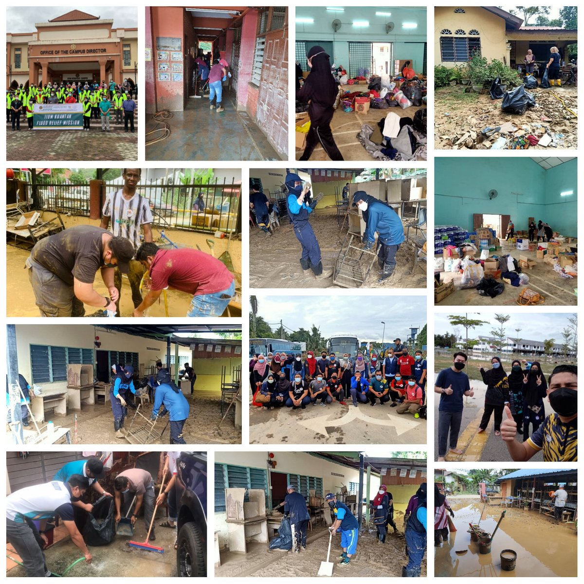 zulkiflihasan_'s tweet photo. Day 3 IIUM Flood Relief Mission. Postgraduate students and International students also joined us. We celebrate Global Ummatic Festival in a different way and show our solidarity to the affected community... https://t.co/jvI1p3MPvm