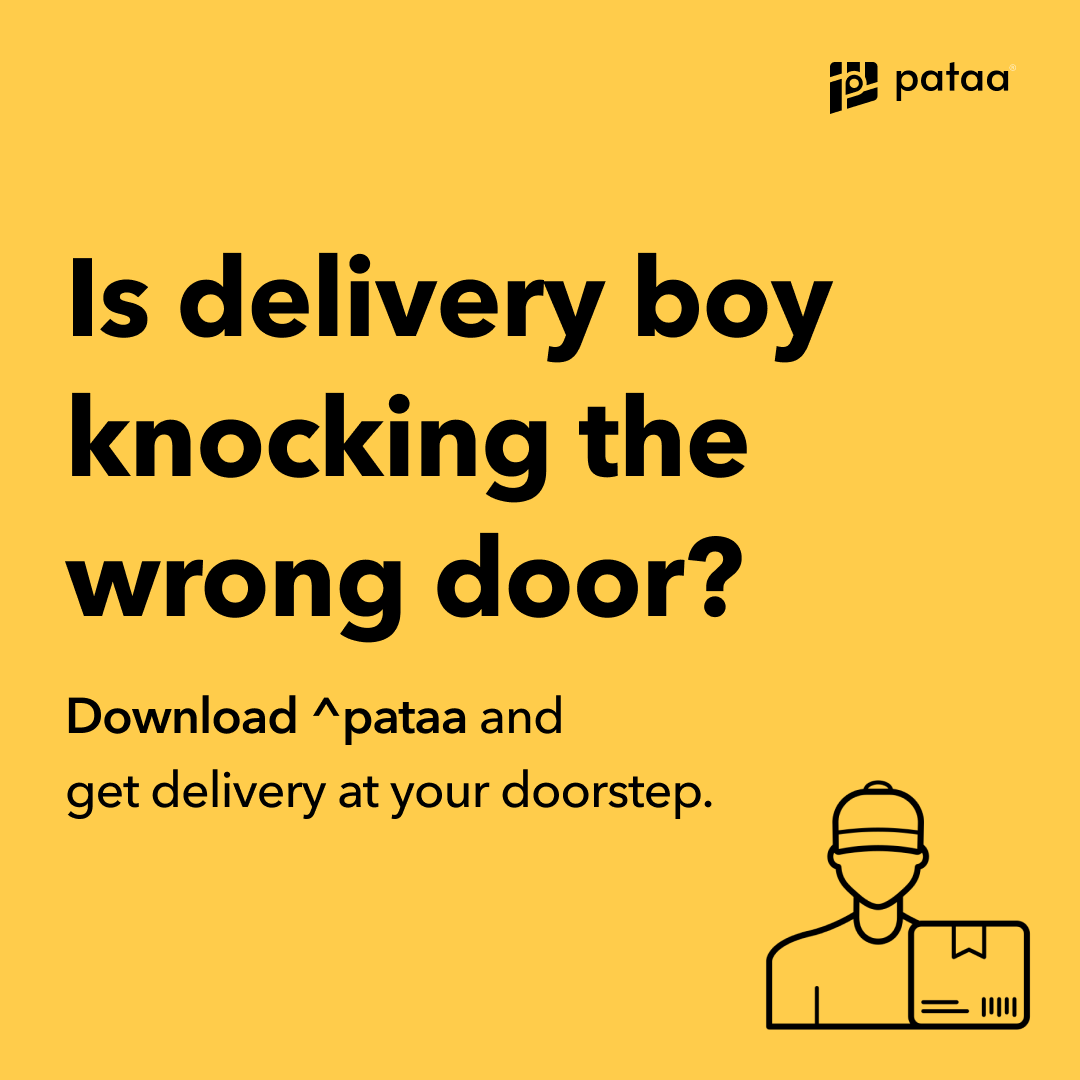 PataaApp's tweet image. Get your deliveries faster &amp;amp; accurately by converting your long and complex address into a unique digital code with Pataa.
app.pataa.com/smedia
#Pataa #DigitalAddressCode #AddressMadeSimple #locations #maps #makeinindia #YehRahaApnaPataa #AddressingRevolution #KaroPataa