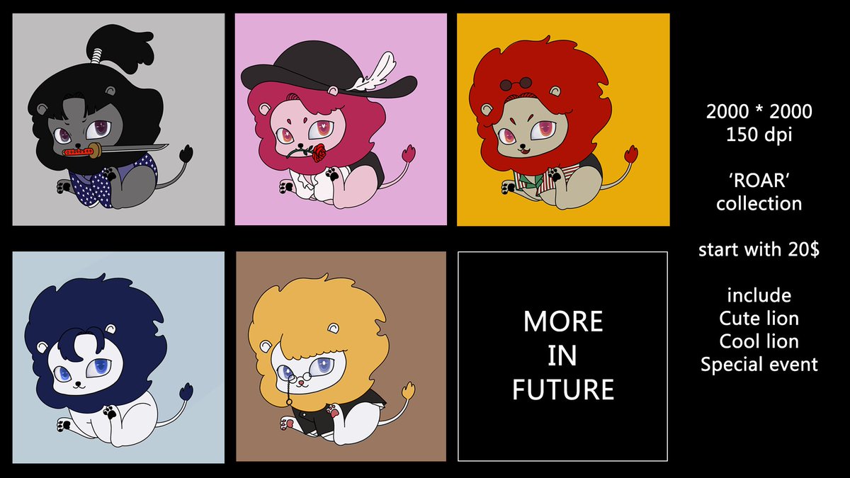 ren199x's tweet photo. 🌟New collection🌟

'ROAR' collection
Created due to my thankfulness for the oppotunity https://t.co/ncQl3BTXJ4 gave me

Start with 20$ with a various style of lion
visit: https://t.co/EwwJReZgGb

#NFT #nftcollectors #CRO #Crypto #LoadedLion #NFTTHAILAND #NFTCommmunity https://t.co/divxHZyQt9