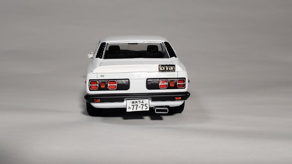 MOYOMPIO's tweet photo. フジミ S124 サバンナ 後期型
完成しました
今回は白熱デッドヒートに出てくるおやっさんのサバンナを雰囲気で再現してみました
フォートラン風のすり鉢ホイールにジャガーミラーを装着しています

情報やパーツ、デカールを提供してくださった方ありがとうございました https://t.co/QGLbBPeBjj