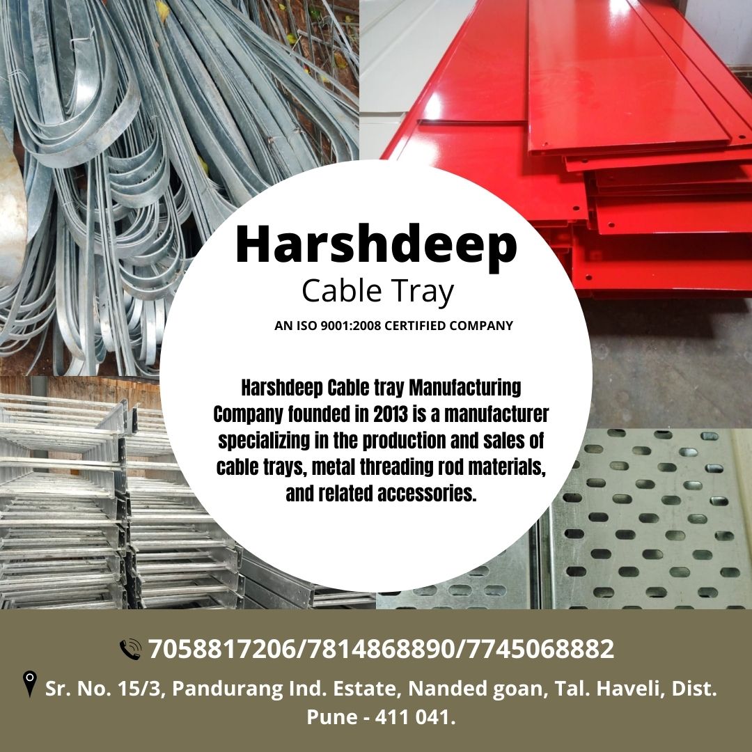 CableHarshdeep's tweet image. Harshdeep Cable Tray Manufacturing Company founded in 2013 is a manufacturer specializing in the production and sales of cable trays, metal threading rod materials, and accessories.

AN ISO 9001:2008 CERTIFIED COMPANY    

Mobile No: 7058817206/7814868890/7745068882