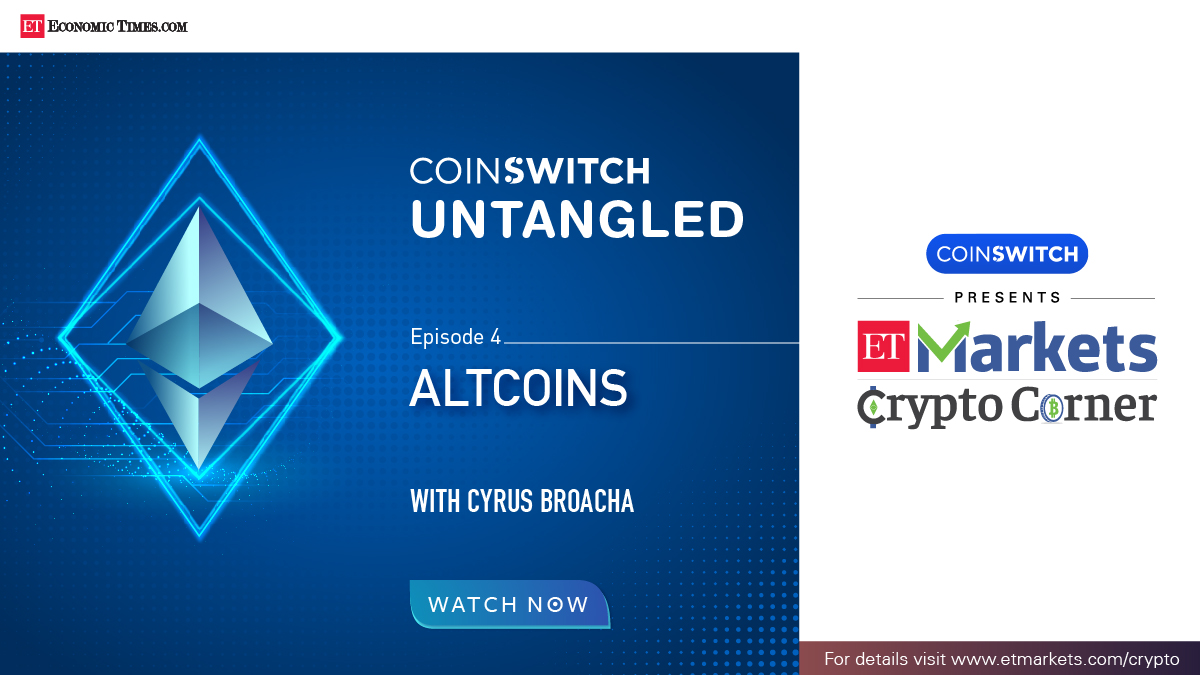 TimesInternet's tweet photo. #Bitcoin is not the only #cryptocurrency!
There is a whole bouquet called 'Altcoin' waiting to be explored. Polygon, Cardano and Dogecoin are just some of them. Here's Epi. 4 of Untangled by @CoinSwitchKuber in association with ET @SpotlightTIL as @Broacha_Cyrus spills the beans! https://t.co/TKxg0hBuPZ