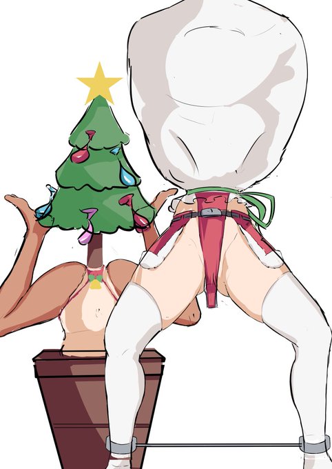 クリスマス仕様のゆきかぜと凜子先輩のラフです

#対魔忍 