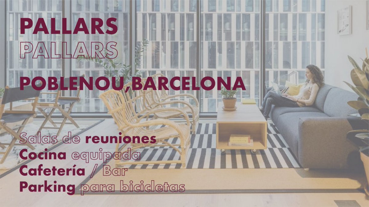 FlexesCoworking's tweet photo. El #espacioflexible Pallars está ubicado en Poblenou📍
Este #coworking gestionado por @WeWork dispone de salones llenos de luz, modernas salas de reuniones y elegantes oficinas privadas✨
👉Solicita más info aquí: https://t.co/Sx8XFUnGyb
#KeepOnWorking #Flexes #espaciosflex https://t.co/OkE1psGnaA