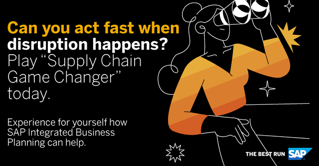 Can you profitably balance supply and demand? Explore how you can build a more resilient supply chain by responding more quickly, accurately, and profitably to disruption. Play “Supply Chain Game Changer” today. bit.ly/3H41lPb