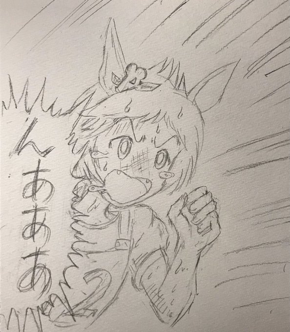 そのうちタマモクロスがリンゴをモリモリ食ったり。涙と鼻水とよだれと汗を吹き出しながら「んあああああ」と叫びながらものすごい顔で激走したり。ウンコ出したりするのだな?(それは絶対に無い)。これは以前勝手に妄想したミドリマキバオーとカスケード。>RT 