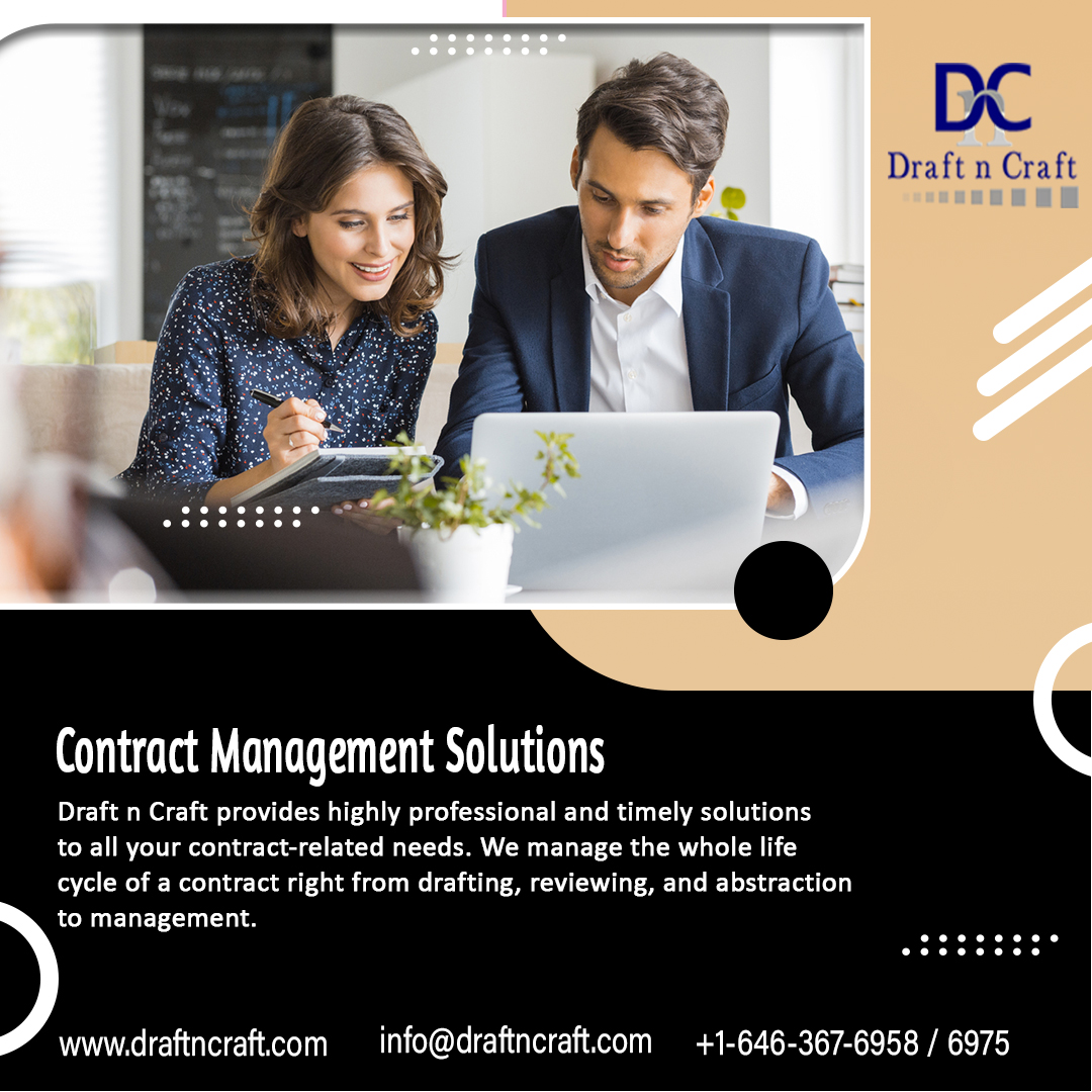 draftncraft's tweet photo. Draft n Craft provides highly professional and timely solutions to all your contract-related needs. We manage the whole life cycle of a contract right from drafting, reviewing, and abstraction to management.
#lawyers #legaltech #legal #Deposition #draftncraft #Legacy #first #life https://t.co/2ILSFvknEM