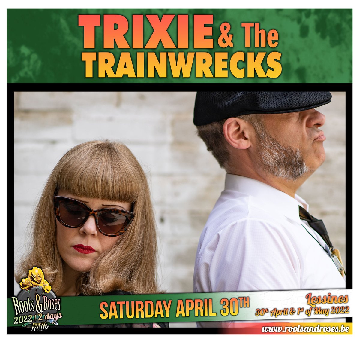 RootsRoses's tweet photo. Trixie &amp; the Trainwrecks
Sat 30.4.2022

Infos &amp; tickets : https://t.co/ByAP7wL9Rb 

#TrixieAndTheTrainwrecks https://t.co/c7ITBj0i7d