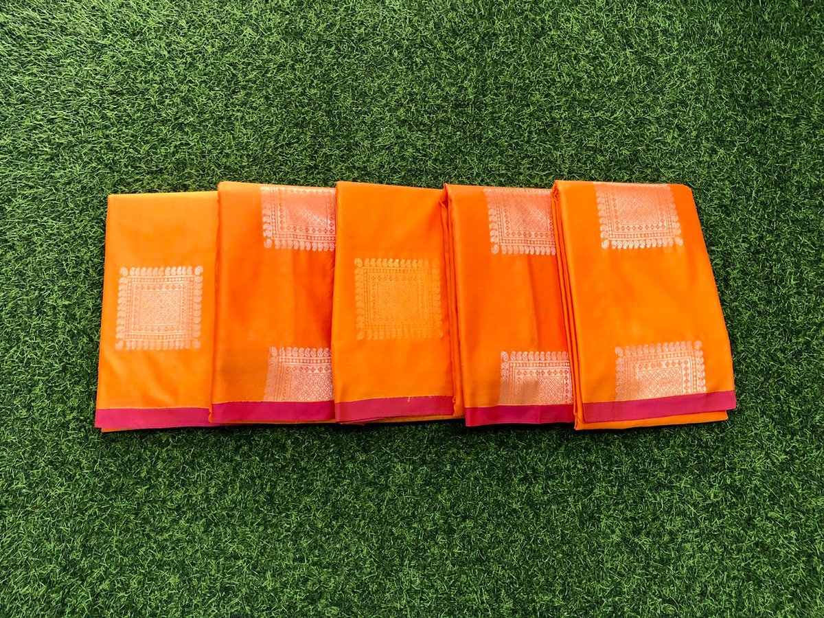 kavya_stylein's tweet image. Semi silk sarees 
6.20 mtrs 
Rs 999
Contrast Blouse 
Shampoo Wash
Saree comes with neat box packing 
Colour may slightly vary due to digital photography.
Shipping Extra
Bulk quantities available
#2ktrends