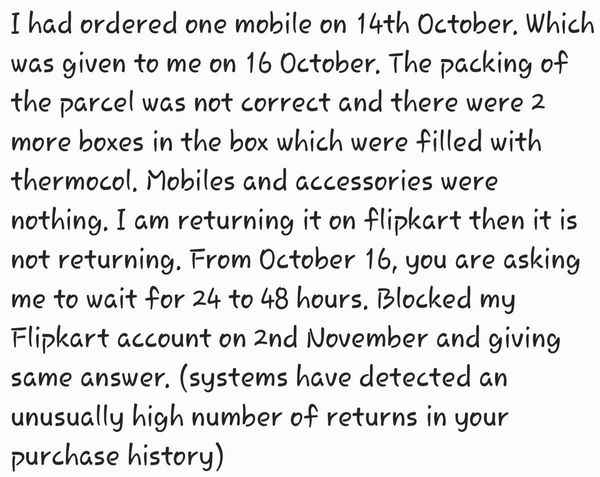 Professional_ks's tweet photo. @_Kalyan_K @FlipkartVideo @Flipkart @rajneeeshkumar Buying nothing from flipkart gives empty box. They don't even take return, they keep giving 24 to 48 hours. And then block the account without talking to the customer even once. There is no value for customer's money and time. https://t.co/zj7JnEvRaP