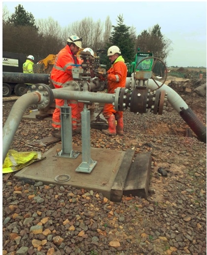 angusenergyplc's tweet photo. 1. Backfilling in new line
2. Connection rising at Uniper compound
3. Spool piece connection
#ANGS https://t.co/qTwiGSEEvC