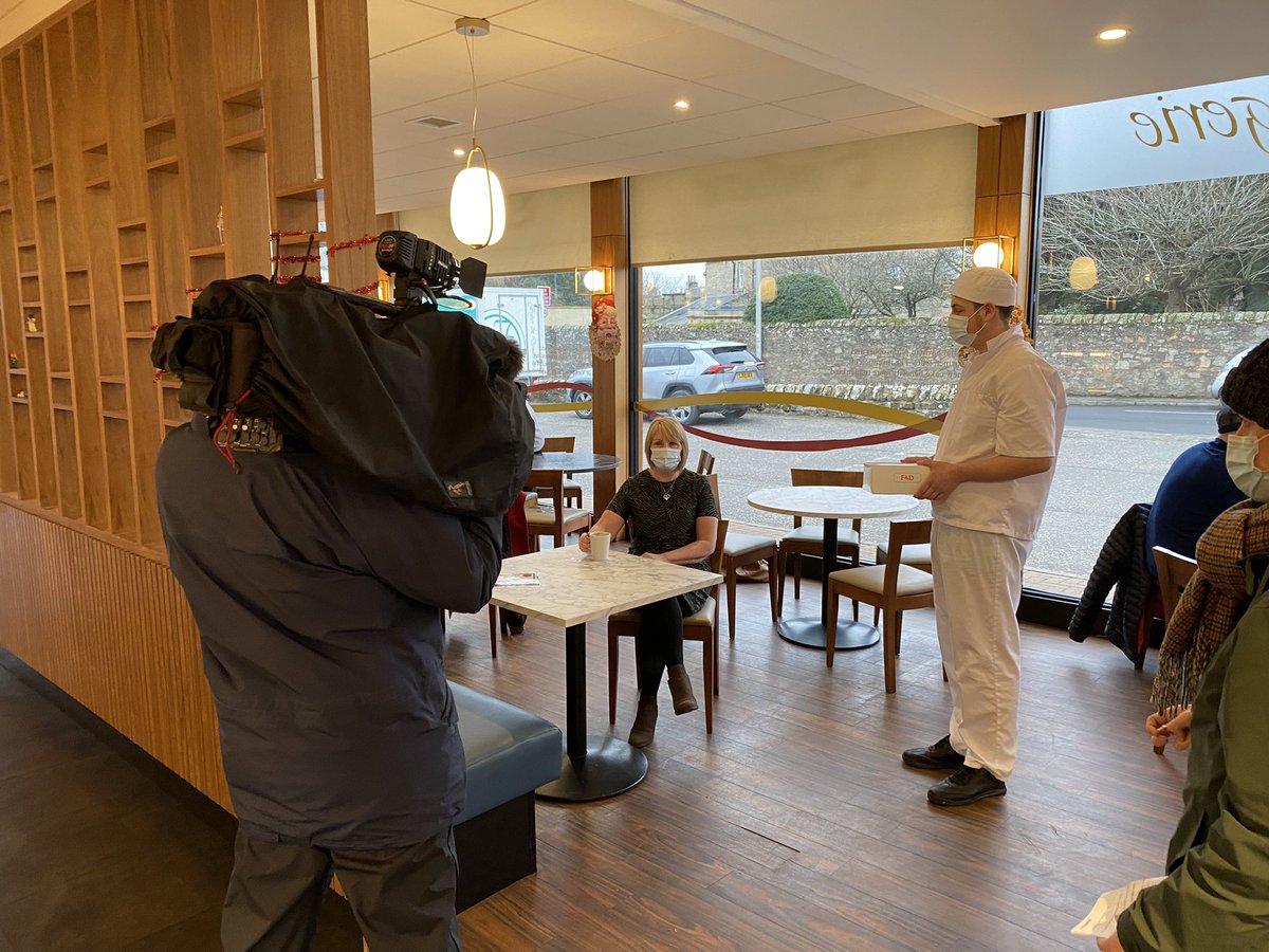 CulArtsFifeColl's tweet photo. Stay tuned ….. 🎬🎥

#stv #fisheranddonaldson #bakerylevel5 @fifecollege https://t.co/8IW0a3i4yn