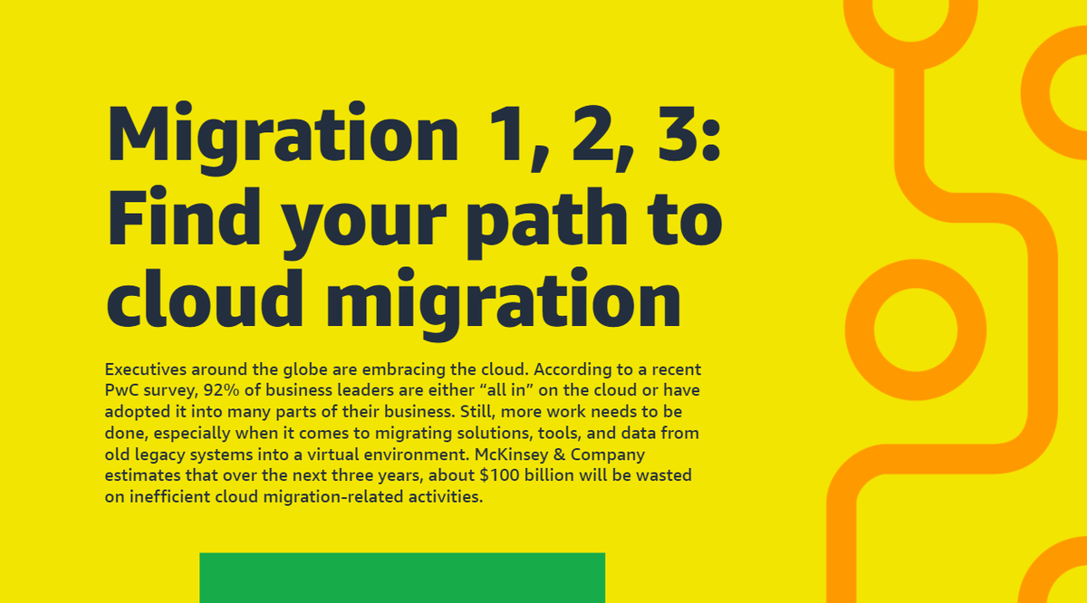 Find your path to #CloudMigration with this new series:

☁️ Part 1: The case for migration
☁️ Part 2: The migration roadmap
☁️ Part 3: How #AWS can help
☁️ Part 4: 5 steps to a successful migration

Read here: go.aws/3qe3hxL

#VMWonAWS