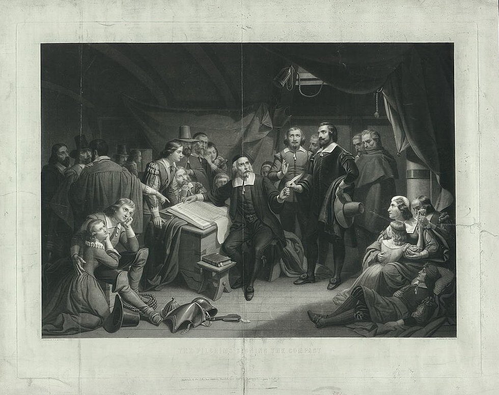 d3bach's tweet image. 22 December 1802: John Quincy Adams said #otd in 1802 that the #MayflowerCompact “is perhaps the only instance, in human history, of that positive, original social compact, which speculative philosophers have imagined as the only legitimate source of government.” Was he right?