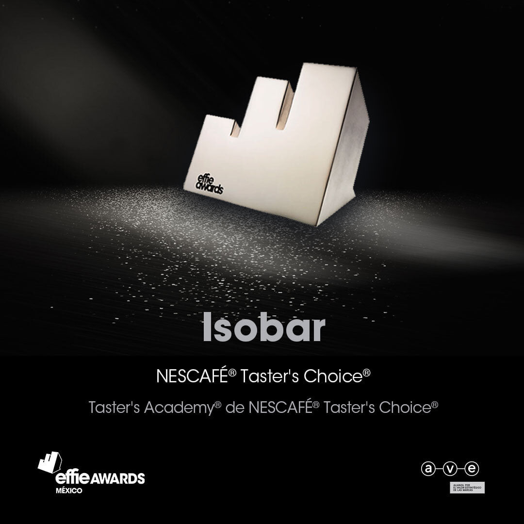 DentsuCRTV's tweet photo. @IsobarMexico are ending the year on a high after picking up a Silver at the Effie Awards Mexico with @NescafeMX. Congratulations team!👏 #InventMakeChange https://t.co/2XGoRd6905