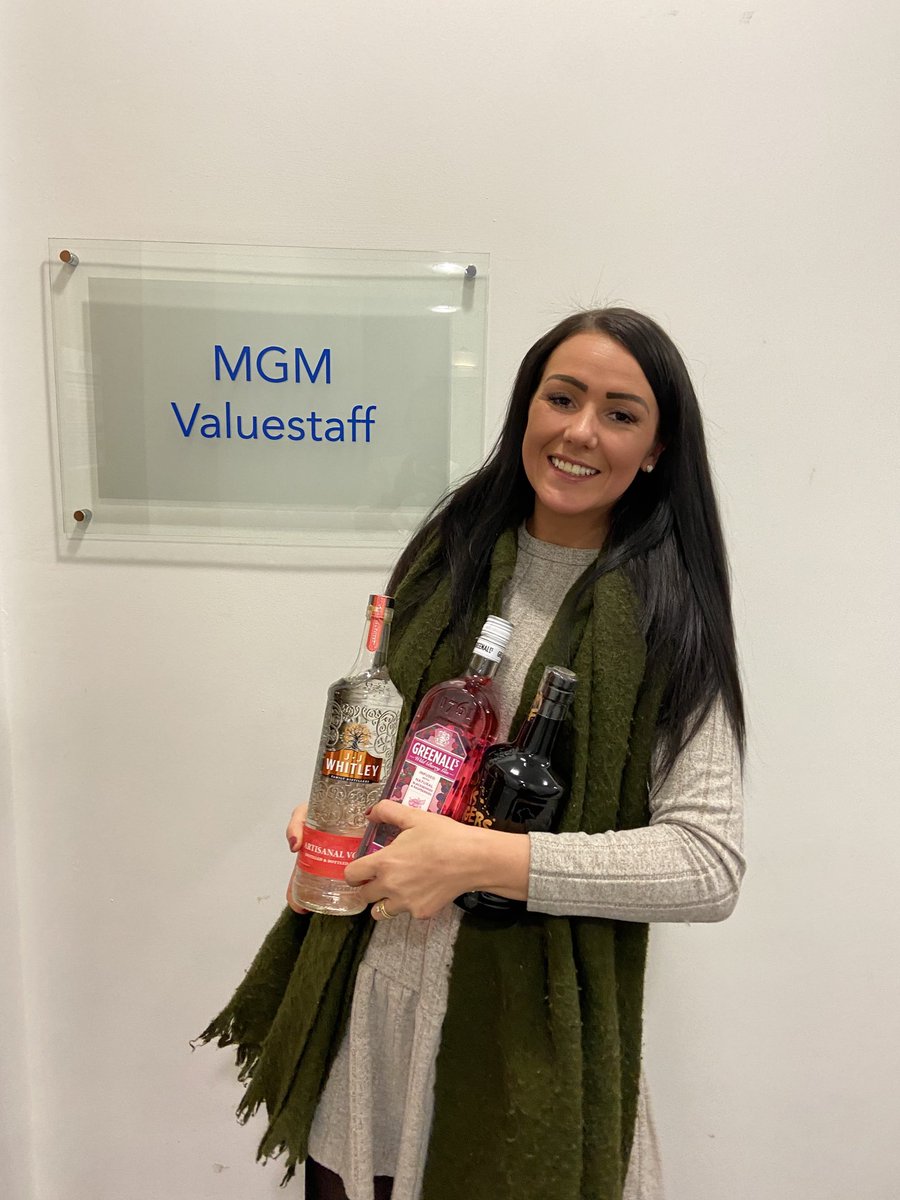 Outstanding December for Chelsey, clean sweep of the staff led sales day, increased margin competition &amp; Margin Monster competition! Good job given how much she enjoys a drink..
