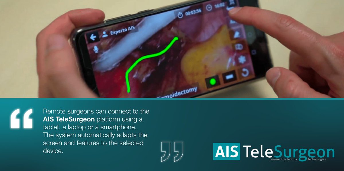 Remote surgeons can connect to the AIS TeleSurgeon platform using a tablet, a laptop or a smartphone. The system automatically adapts the screen and features to the selected device.

All the details here ➡ ais-telesurgeon.com

#patientcare #surgery