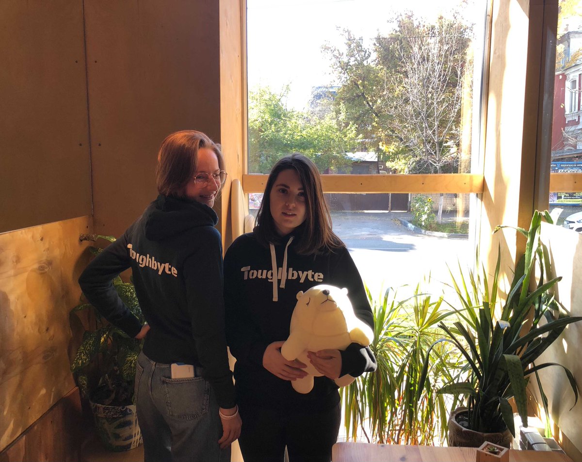 At Toughbyte, we encourage our remote team members to couch-surf like our colleagues Tatiana and Julia did in October. Btw, we are growing, so if you want to work remotely as a developer or tech recruiter, check out our career page. toughbyte.com/clients/toughb…