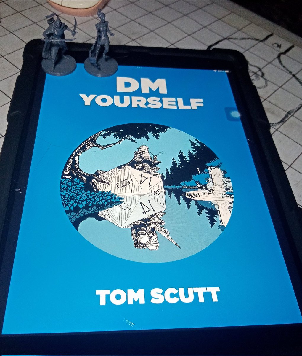 donlaczi's tweet photo. Kron and Hiriko minis finally arrived plus purchased a pdf copy of Tom Scutt's DM Yourself! 

Looking forward to continue Kron and Hiriko's adventure using this book! 

#dmyourself #dnd #dnd5e #dungeonsanddragons #rpg #rpggame #solorpg #sologamer https://t.co/PJB0v9ly4A
