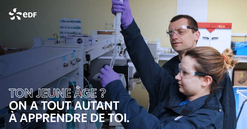 edfrecrute's tweet photo. Chez EDF 83,9% de nos étudiants se sentent reconnus et encouragés dans leurs efforts👏
Et c’est parce que nous sommes convaincus que nous avons autant à apprendre de toi, que toi de nous ! 💪

En 2022, choisis un métier d'avenir, rejoins EDF pour ton #stage 👇

#MonStageUtile