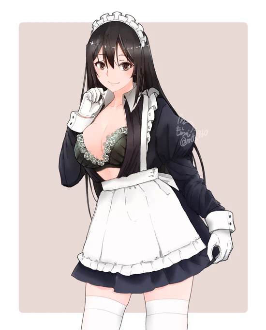 メイド筑摩かわいい
skebリクエストありがとうございます 