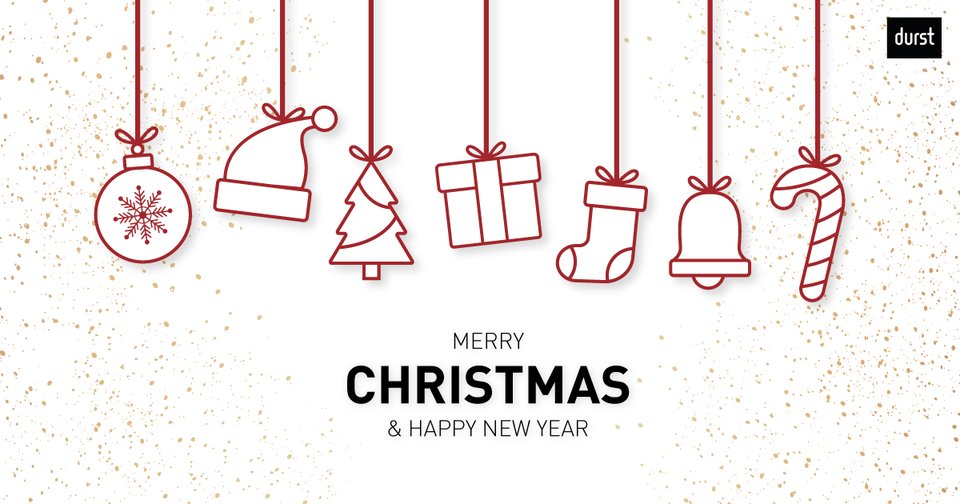 DurstSoftwareDe's tweet image. Happy #Holidays to all our customers, followers &amp;amp;
employees. We hope you are enjoying the holidays with your loved ones. See you soon next year. 

#durst #durstgroup #web2print #christmas
