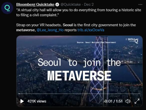 max13sama's tweet photo. Number 4: @CNFT_CVillage 
With team from Korea and the fact that Seoul, South Korea is going to be the first every city to embrace #metaverse backed up by the Government, this project could go mainstream. Not to mention the fact that @IOHK_Charles himself tweeted abt da project https://t.co/BPd55JxiYd
