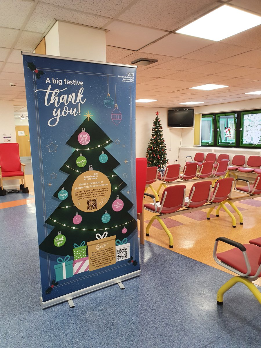 There's still time to share your festive thank you messages to staff and colleagues &amp; donate to @charity_shc by scanning one of our festive banners located across UHS or by clicking the links below
To donate bit.ly/3FkjR5x
To share a message gthr.co.uk/bd90