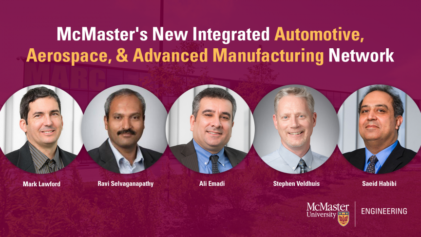 McMasterEng's tweet photo. Our eighth most read story of 2021 is a gr8 one! McMaster University was awarded $10 million from @FedDevOntario to support an integrated automotive, aerospace and advanced manufacturing network.ππ #Top10Eng https://t.co/L0oyVE6asD https://t.co/DzmvMsP6Ww