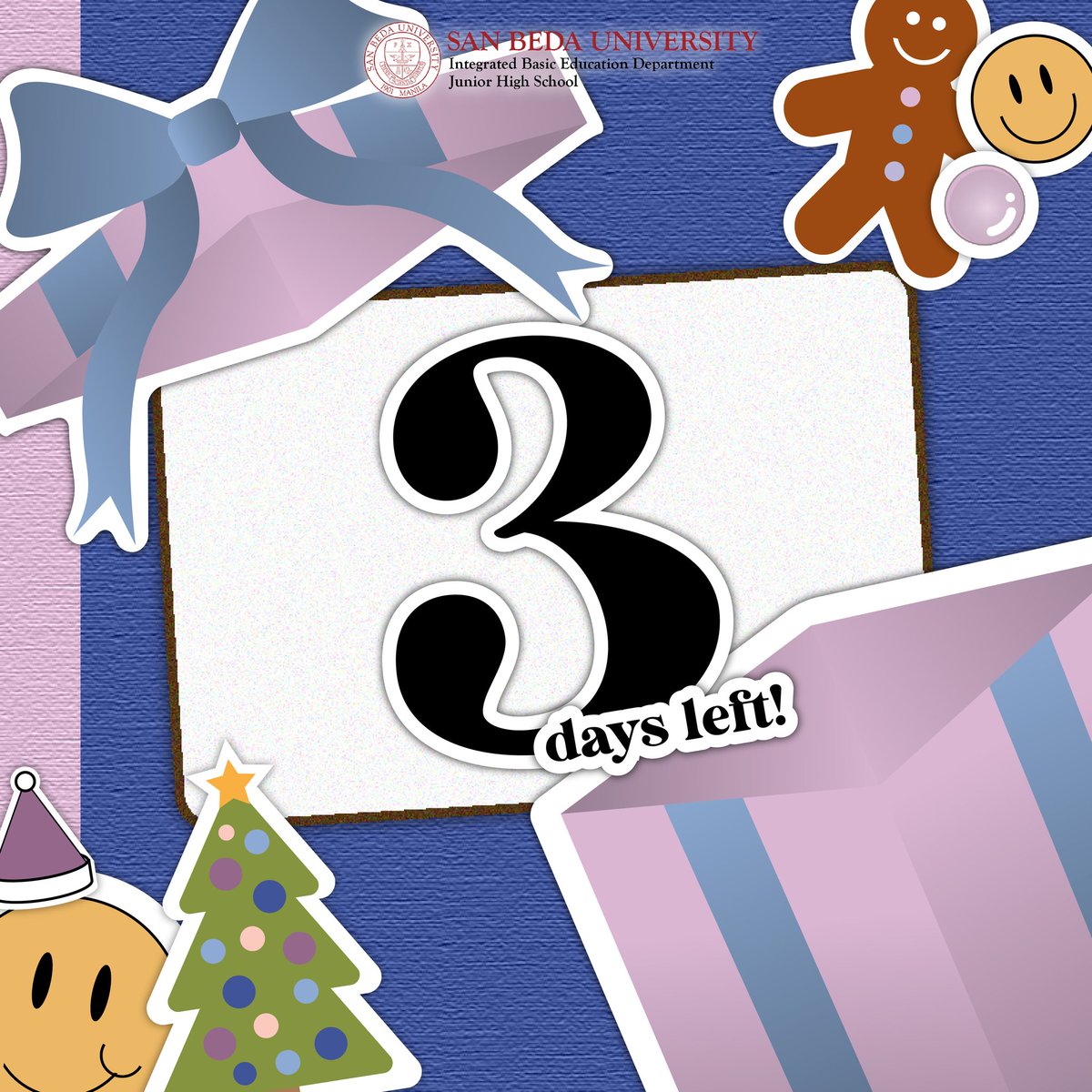 SBURjhsSC's tweet photo. Santa Claus is coming to town🎶🎅

Hi Bedan peeps! Our song of the day is Bibingka Ben&amp;Ben, perfect for your misa de gallo nights❤️‍🔥

May kasama ka rin ba sa pasko? Ready na ba mga handa niyo para sa noche buena? https://t.co/4gHLzZCPKs