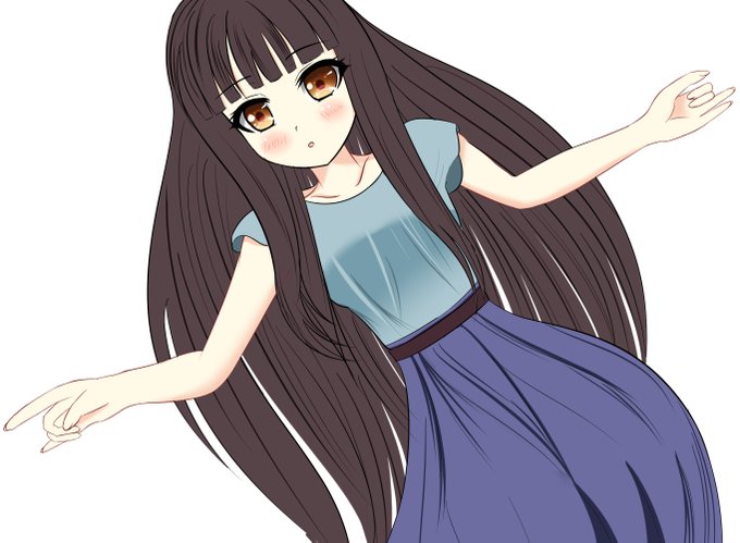 ロングのtwitterイラスト検索結果