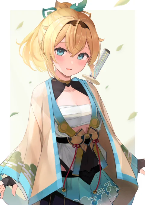 いろはちゃん🍃
#いろはにも絵を 