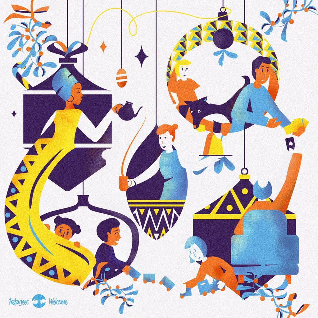 Joyeuses fêtes à tous et toutes ! Réfugiés Bienvenue vous souhaite des vacances paisibles et une bonne année. Merci à vous pour vos dons et votre soutien. On se retrouve en 2022 dans quelques jours pour vous parler un peu de ce qu'on a prévu pour cette nouvelle année !