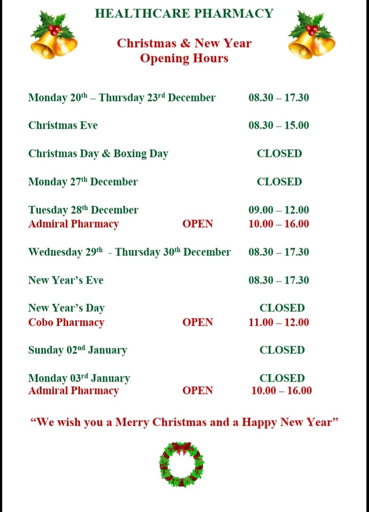 Healthcare Pharmacies (#Guernsey) tweet media