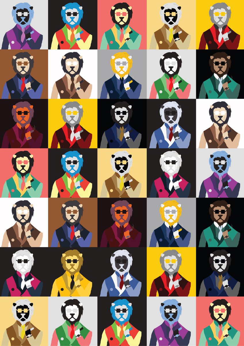 😎New Drop Invester Lion 50/100
but you can buy it 2$. 
Size 2000 X 2000 px
✅[Common] 67 Charecters
✅[Special] 30 Charecters
✅[Christmas Event] 3 Charecters
Available on Crypto
crypto.com/nft/collection…

 @420Nftman Thanks for supporting.
#CRO #cryptoartist #NFTdrop #LoadedLions