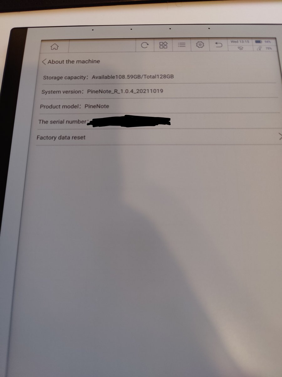 EnJens's tweet image. New toy!  Seems pretty nice so far! Android on it is even usable, although that's not my purpose with it :) #PineNote @thepine64