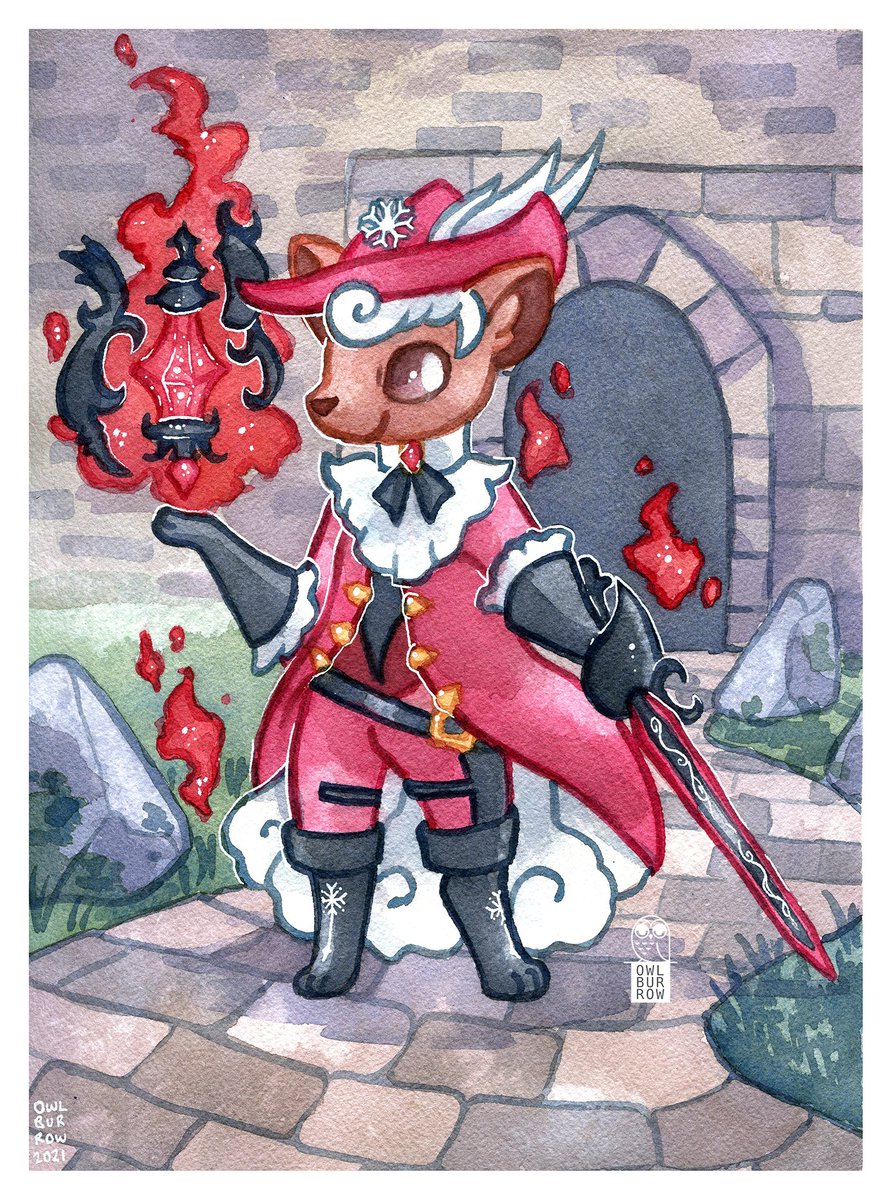 Vulpix Red Mage 🔥❄️