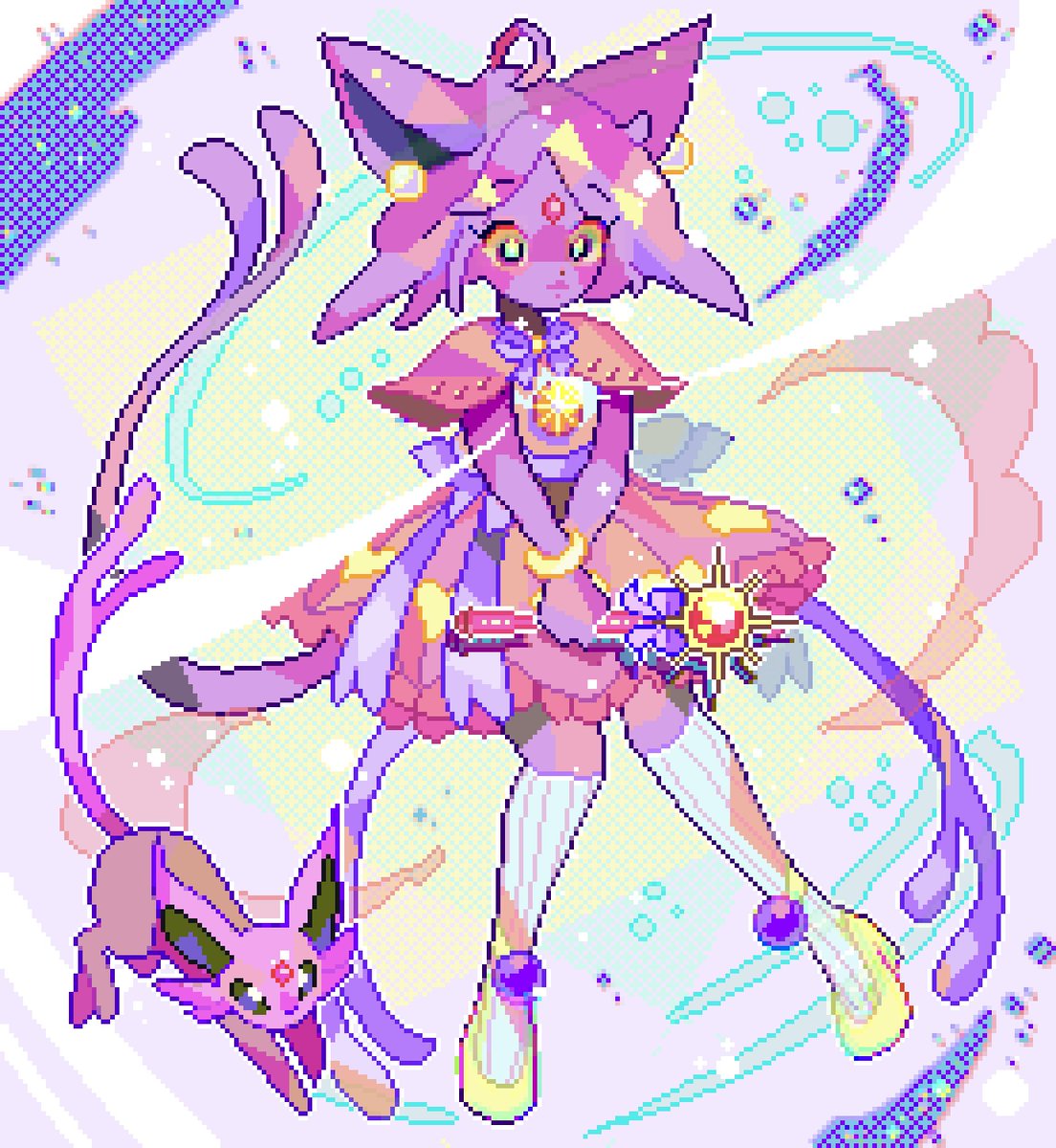 DesiraeSalmark's tweet photo. 💖 ☀️ magical girl espeon https://t.co/d4JQpjO7tZ