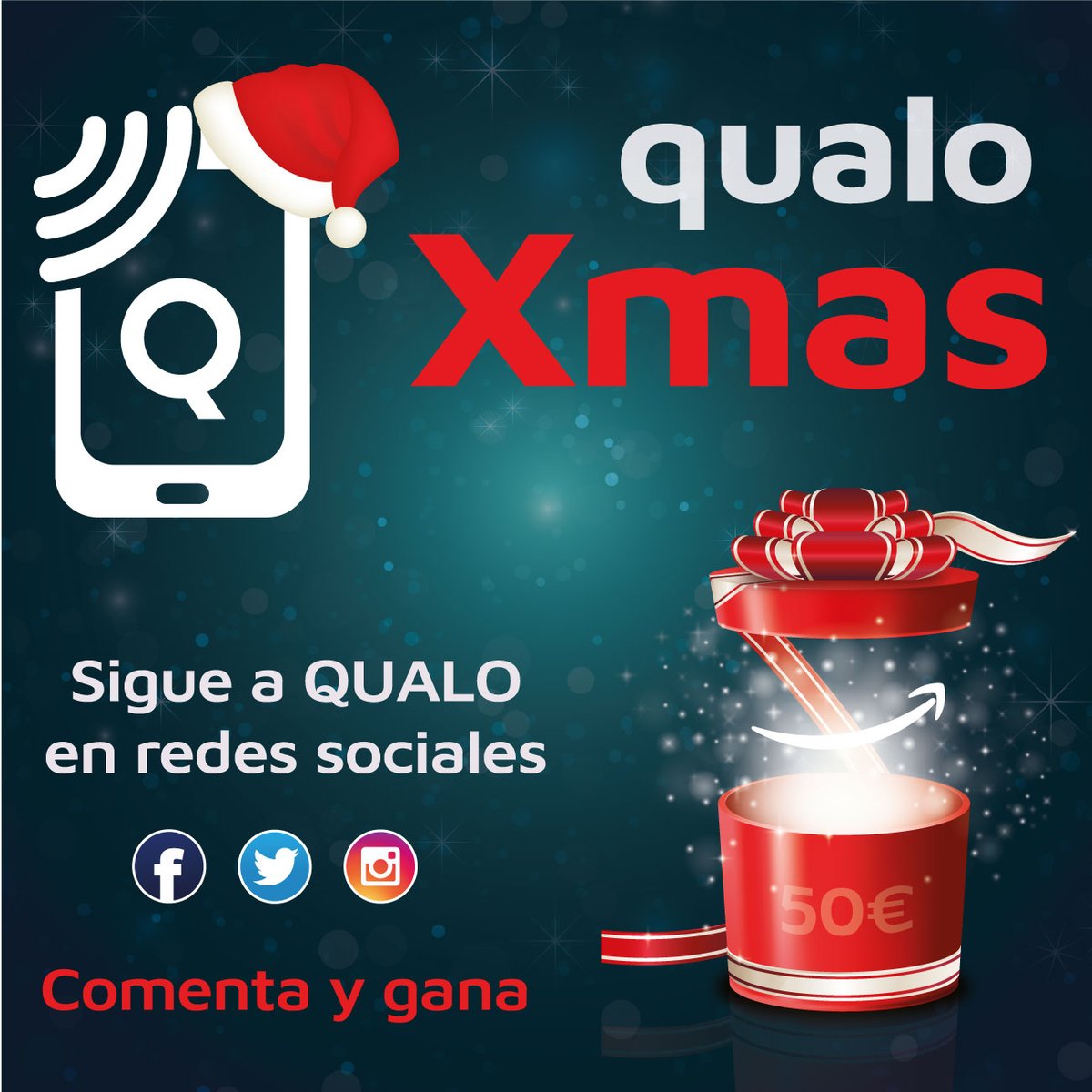 qualo_app's tweet photo. Para celebrar estas Navidades y ayudar a los Reyes Magos, os traemos un sorteo muy especial de dos cheques regalo de Amazon por valor de 50€. Participar es sencillo:
👉🏻 Síguenos en nuestra cuenta @qualo_app 
✨ Menciona a tres amigxs
🎟 Retuitea esta publicación.
Mucha suerte. https://t.co/D3BcP6MVhA