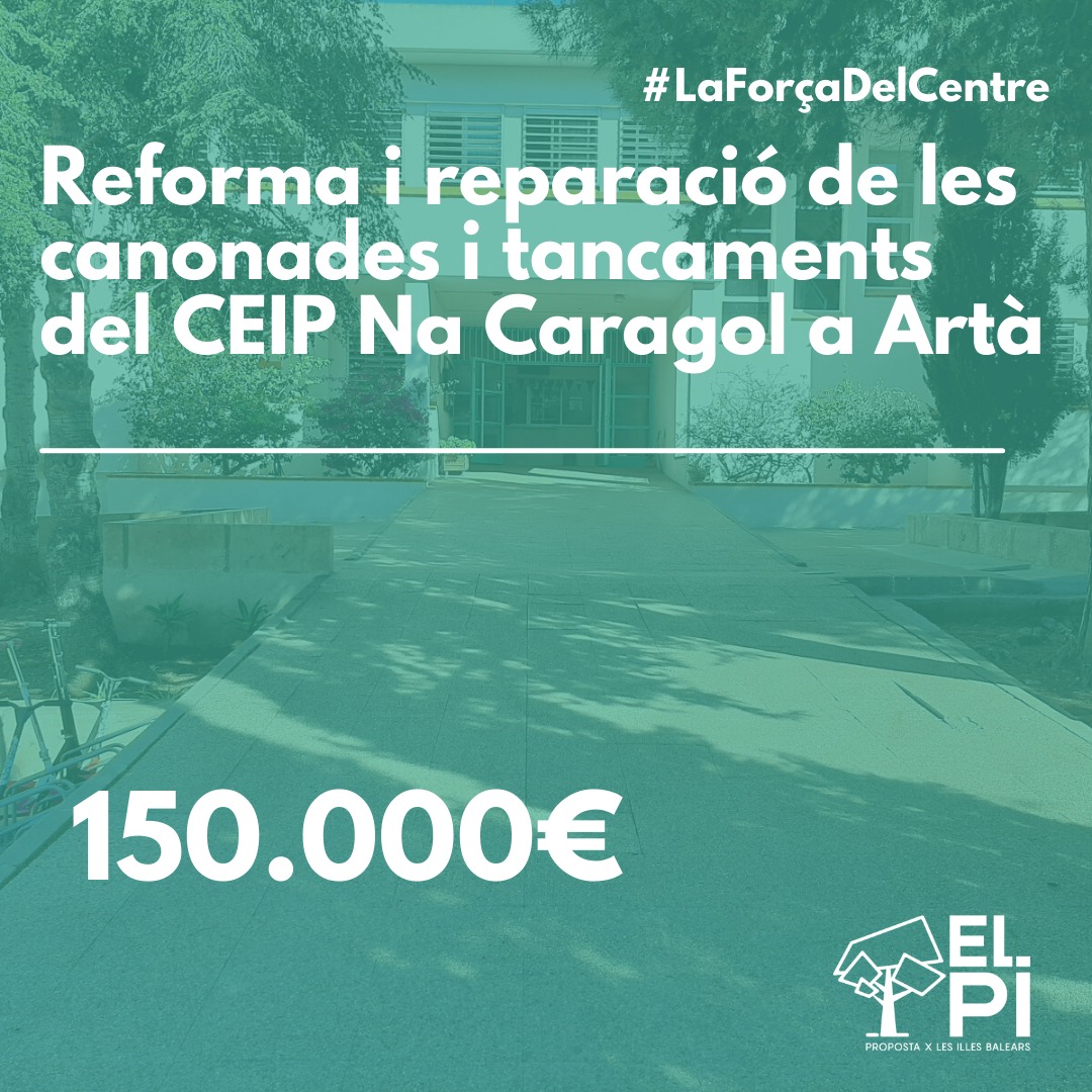 elPiArta's tweet photo. Bona feina @MAntSureda

#laforçadelcentre https://t.co/4GbE0ODG2n