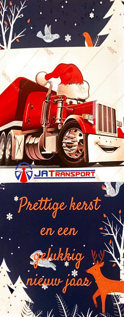 Fijne feestdagen toegewenst namens JATransport