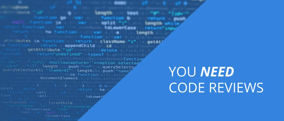 NoStackApp's tweet photo. If you are newer to programming or work for companies that don’t do reviews, you may be wondering why code reviews are so critical. https://t.co/53yB97lNQ0

#articleoftheday #softwaredevelopment
#nostack #100DaysOfCode #coding #programming https://t.co/GAO9jJUIrO
