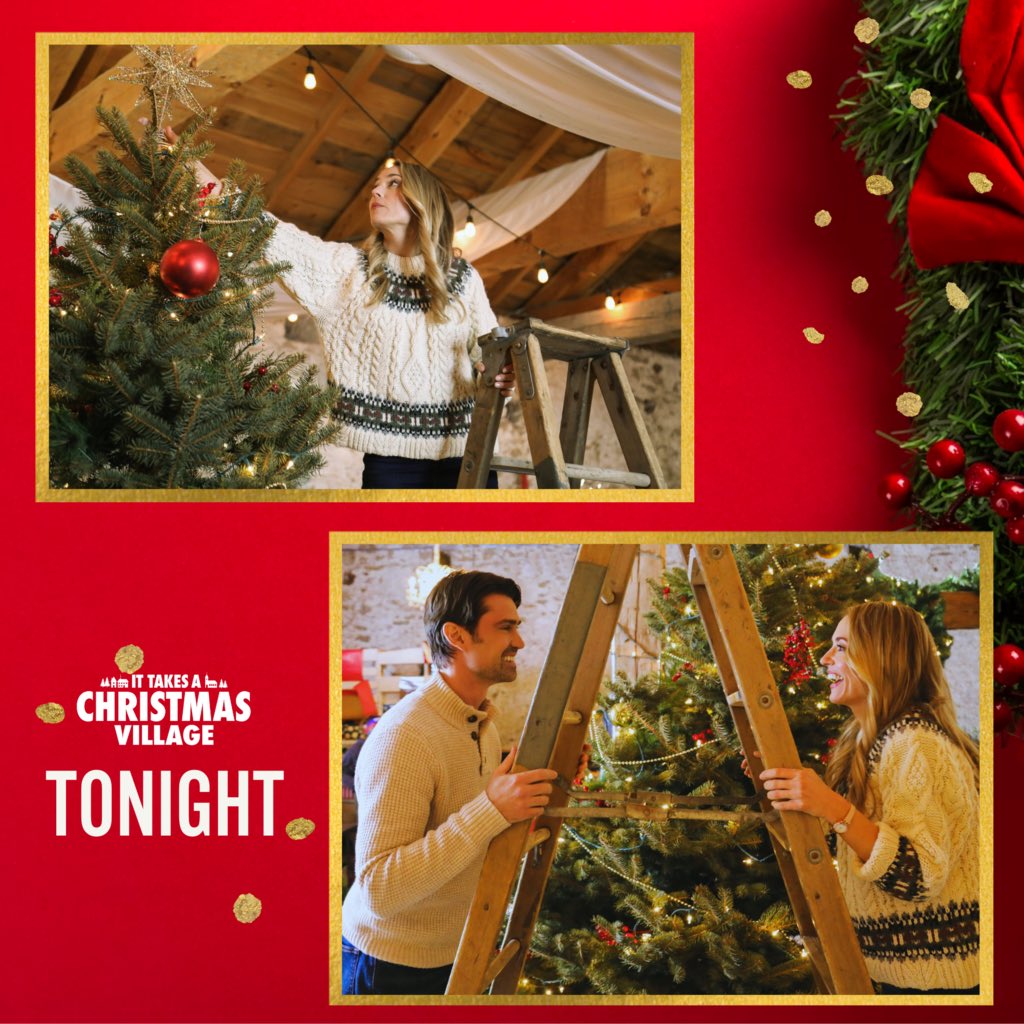 TONIGHT!
#ItTakesAChristmasVillage airs at 8/7c on <a href="/lifetimetv/">Lifetime</a> ❄️🌲 #ItsAWonderfulLifetime
So excited to share this winter romance with everyone!