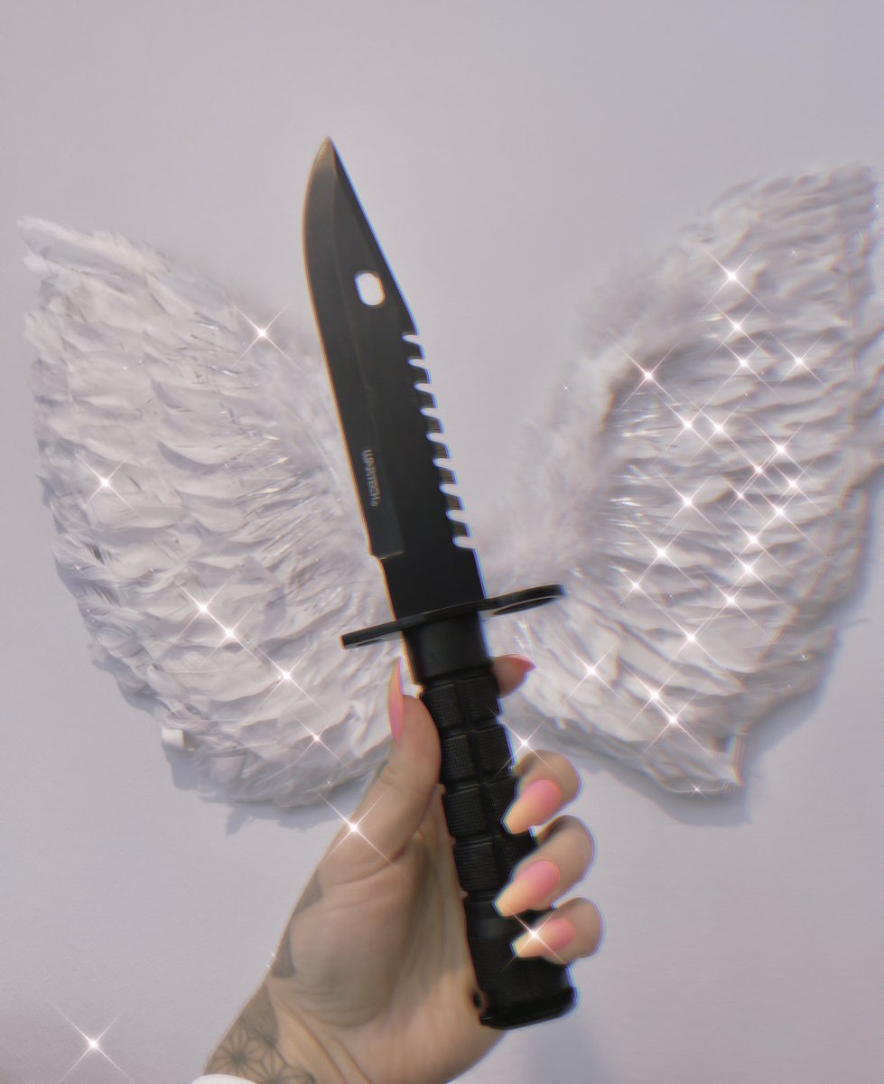 bladesforbabes's tweet photo. Restocked ! ✨ Make the Black M9 Bayonet yours today 🖤
#selfdefenseforwomen #selfdefensekeychain #selfedefense #knife #knifeporn https://t.co/lRBPijWBbJ