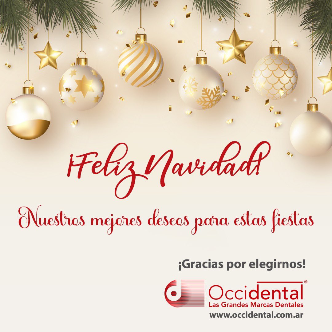occidentalweb's tweet photo. Nuestros mejores deseos para esta Navidad 🎄Desde Occidental agradecemos el apoyo de siempre y esperamos seguir acompañándolos en el próximo año. ✨ https://t.co/jrubArFmFt