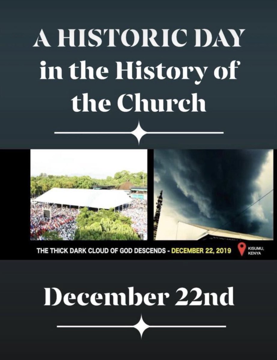 rettanambala's tweet photo. This day is marked in The Calendar of God in Heaven blessed People. Let us Celebrate The LORD #MenengaiHealingCrusade https://t.co/cchsg63dby