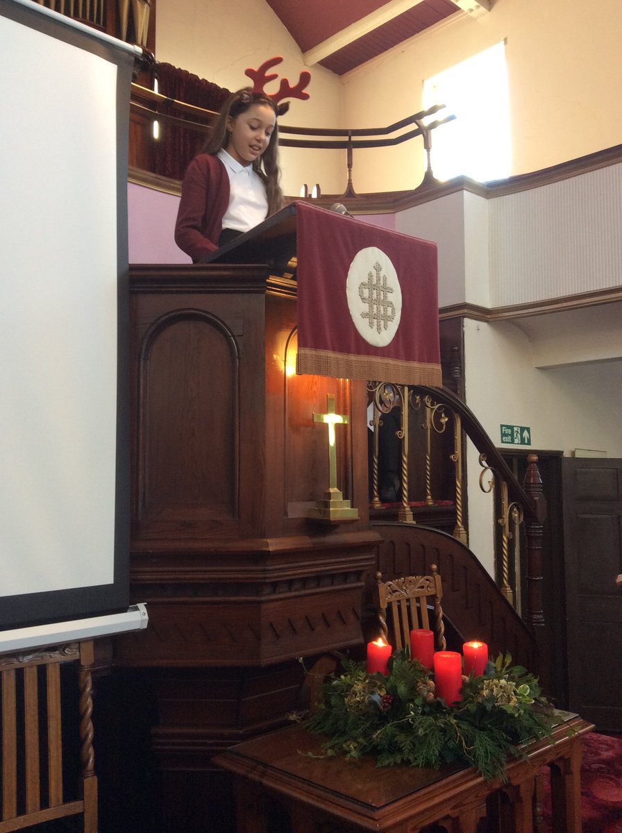 UKS2 Christmas concert. Well done to all the children who had some reading to do. You were all clear and confident.