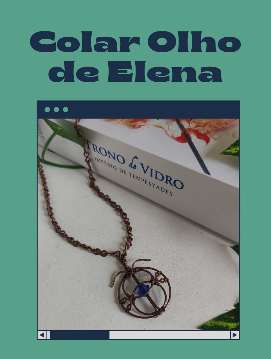 enchantedsword_'s tweet photo. O tão esperado Colar do OLHO DE ELENA chegou! 🗣️🗣️

Esse produto é da nossa BOX de TRONO DE VIDRO

Ele é artesanal, feito 100% a mão e já está disponível para compra avulsa na Sh0pee

Clica aqui e já garante o seu ⬇️
https://t.co/CKt8NaKXFM https://t.co/D8qJ0oGWt8