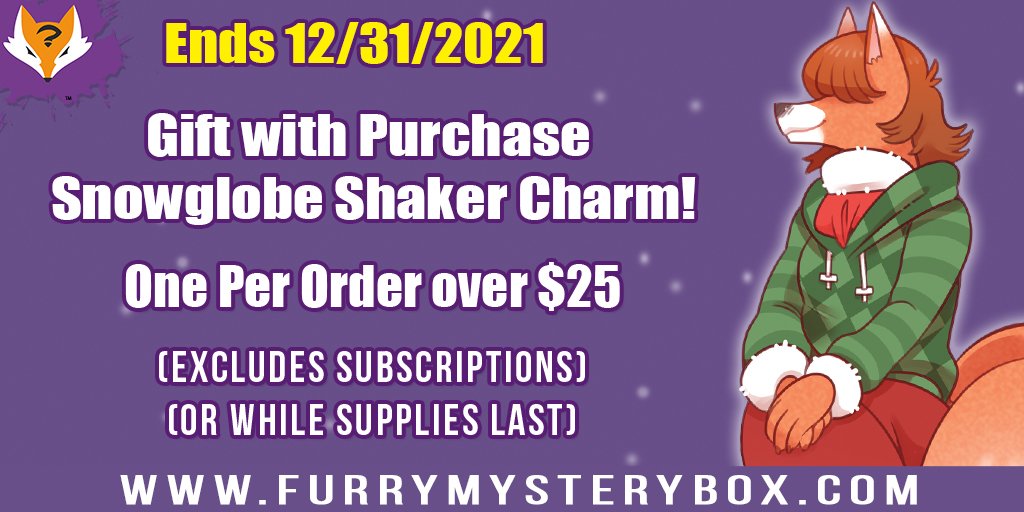 furrymysterybox's tweet photo. Don't miss out on our Gift with Purchase
Ends on Dec. 31, 2021
(Excludes Subscriptions) *while supplies last
Art by Dark Chibi Shadow
https://t.co/dI762SEL2m
#FurryMysteryBox #Furry #Mystery #FMB #RingtailCafe #holiday #GWP #DarkChibiShadow #DCS https://t.co/jW8CDA9V0i