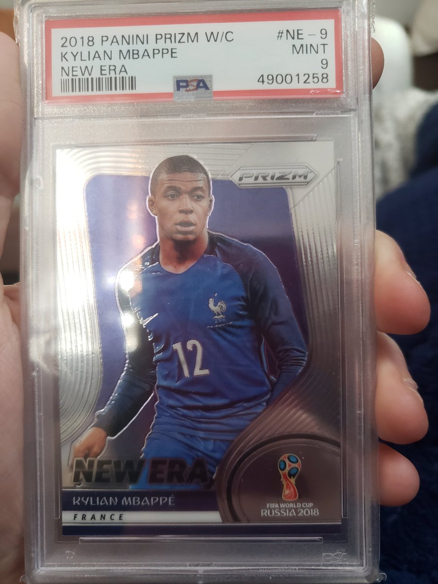 tom_burch88's tweet photo. @HobbyConnector 
@Hobby_Connect 

Mbappe new era psa 9 $65 https://t.co/w8xC7Wtgsd